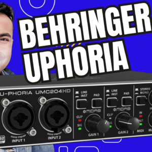 Behringer UMC204HD Audiophile 2x4, 24-Bit/192 kHz USB Audio/MIDI Interface with Midas Mic Preamplifiers