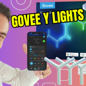 Govee Glide Y RGBIC LED Wall Lights, Smart Wi-Fi Gaming Lights