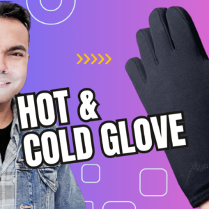 Brownmed Polar Ice Hot/Cold Glove - Therapy Glove - Support for Arthritis, Fibromyalgia and More