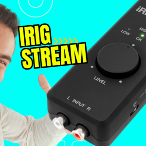 IK Multimedia iRig Stream stereo audio interface for iPhone, iPad, Mac, iOS and PC with USB-C, Lightning and USB