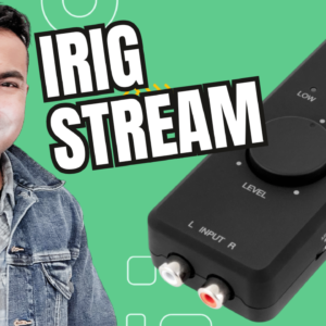 IK Multimedia iRig Stream stereo audio interface for iPhone, iPad, Mac, iOS and PC with USB-C, Lightning and USB for 24-bit, 48 kHz recording from mixers and studio gear