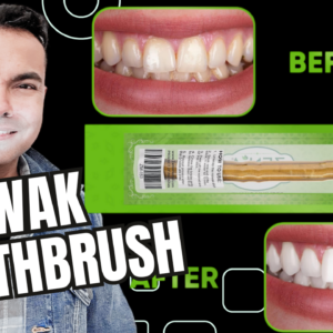 Sewak Natural Miswak Toothbrush - Vacuum Sealed Natural Flavor Traditional Peelu Toothbrush Stick - for Healthy Gums, Teeth, and Fresher Breath (Pack of 3)