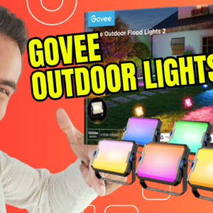 Govee Outdoor Flood Lights 2, RGBIC Warm Cold White LED Lights for Outdoor Decorations, Landscape Lighting