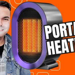 Space heater,Corded Portable PTC Ceramic Space Heater for Indoor Use,Quiet Desk Heater for Office