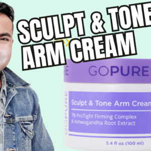goPure Sculpt & Tone Arm Cream – Firming And Tightening Cream For The Arms, Smooths The Look Of Wrinkles, Deeply Hydrates, Firms The Look Of Crepey Texture On The Arms
