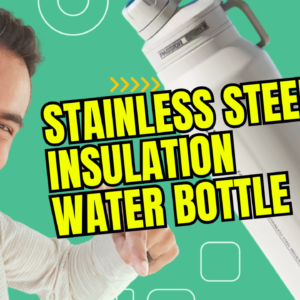 Powerfill Pro 32oz Stainless Steel Water Bottle with Quick Fill Lid, Triple Walled Vacuum Insulated Metal, Leak Proof Locking Lid, Sip and Chug