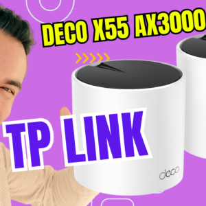 TP-Link Deco X55 AX3000 WiFi 6 Mesh System - Covers up to 6500 Sq.Ft, Replaces Wireless Router and Extender