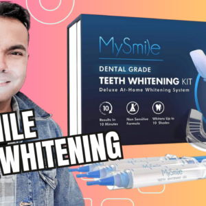 MySmile Teeth Whitening Kit with LED Light, 10 Min Non-Sensitive Fast Teeth Whitener
