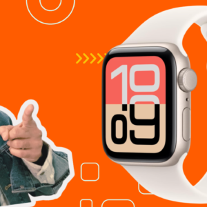 Apple Watch SE 3 [GPS 40mm] Smartwatch with Starlight Aluminum Case with Starlight Sport Band - S/M. Fitness and Sleep Trackers, Heart Rate Monitor, Always-On Display, Water Resistant