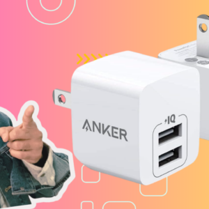 Anker 2-Pack Dual Port 12W USB A Charger Block with Foldable Plug, Charging Box Brick, Cube for iPhone 16 15 14 13 12 Pro Max