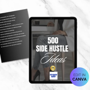 500 Side Hustle Ideas