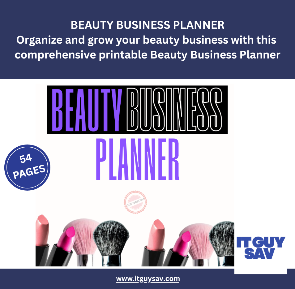 Beauty Business Planner