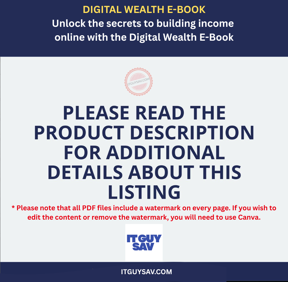 Digital Wealth E-Book - Image 5