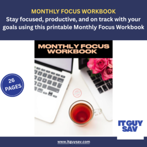 Monthly Focus WorkBook