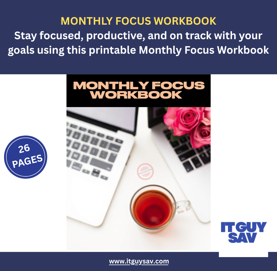 Monthly Focus WorkBook