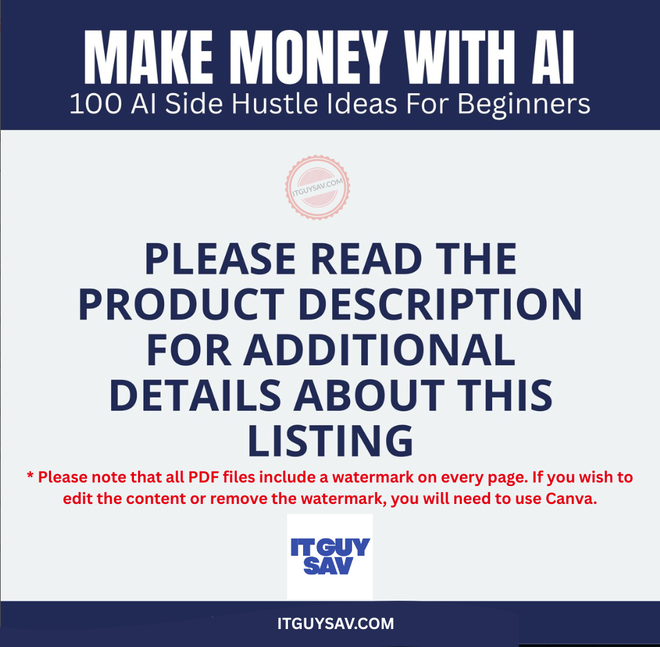 Make Money with AI - 100 Side hustle Ideas for Beginners - Image 5