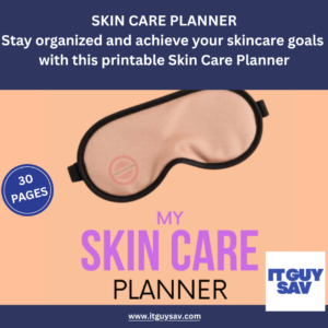 Skin Care Planner