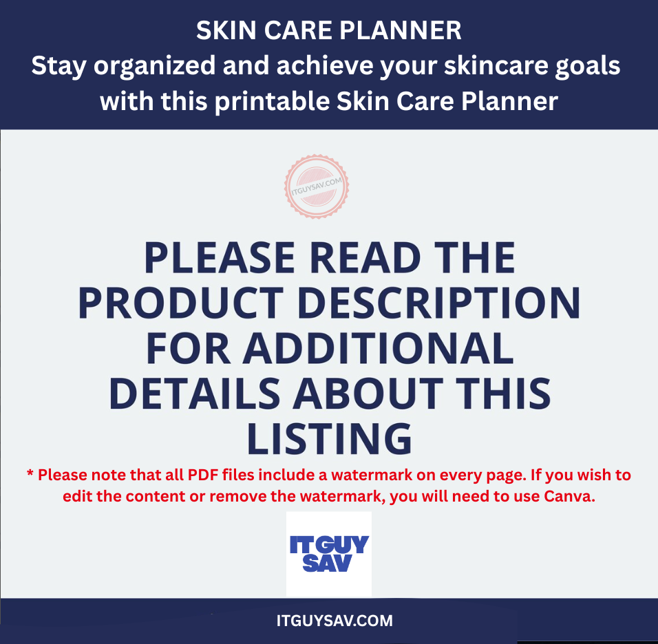 Skin Care Planner - Image 5