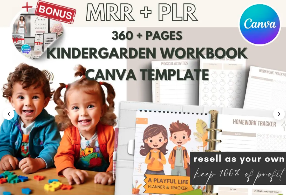 Canva Learning Activity Bundle | 360+ Printable & Editable Pages