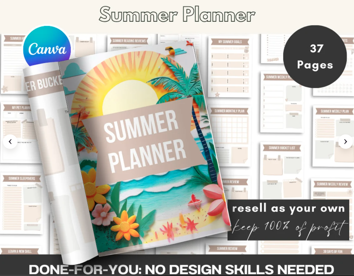 Canva Learning Activity Bundle | 360+ Printable & Editable Pages - Image 7