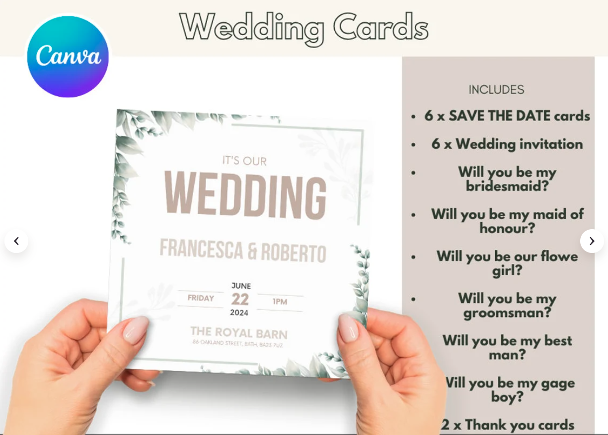 Canva Wedding Planner Template Bundle - Image 6