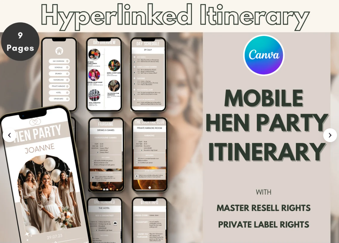 Canva Wedding Planner Template Bundle - Image 7