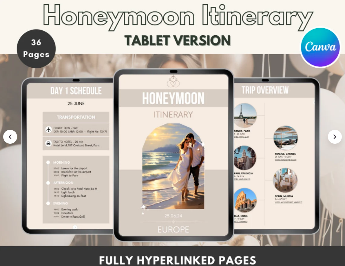 Canva Wedding Planner Template Bundle - Image 8