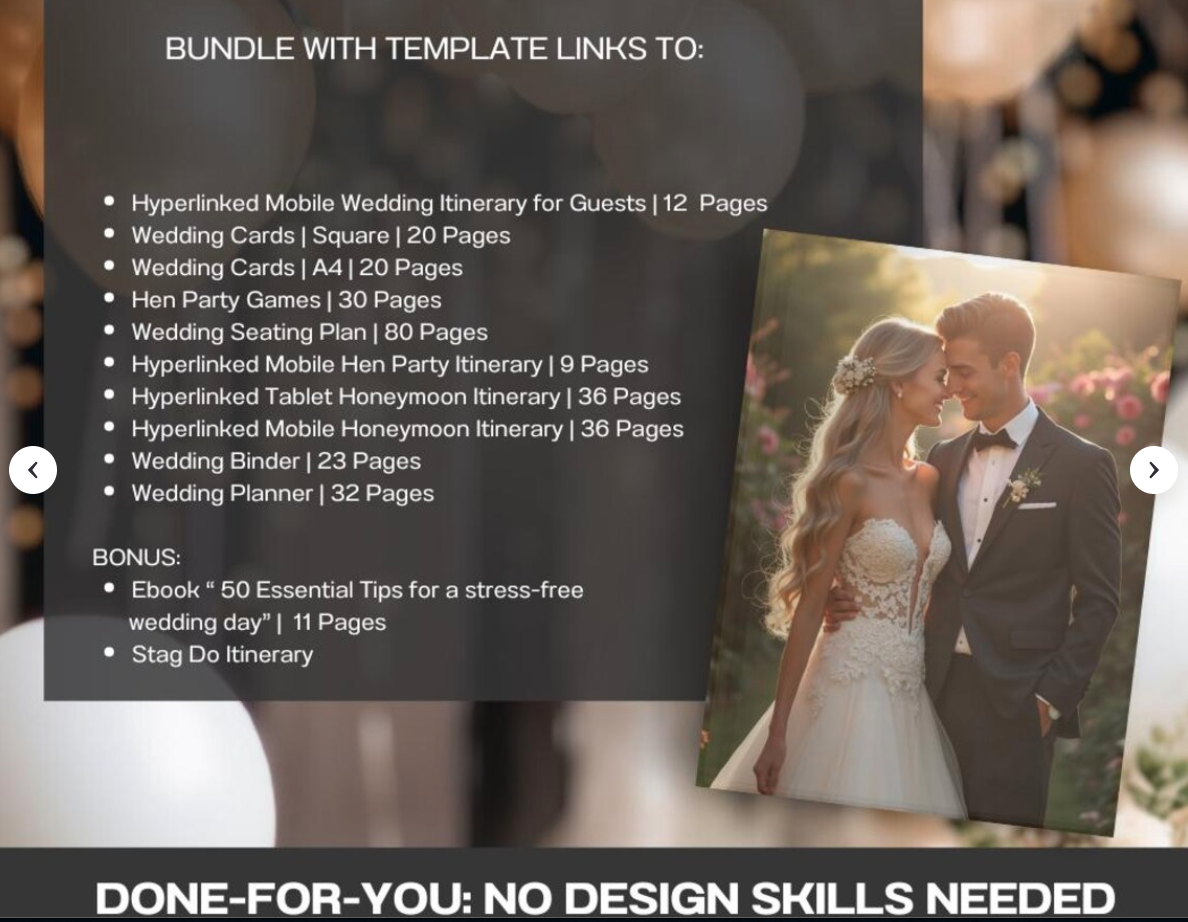 Canva Wedding Planner Template Bundle - Image 5