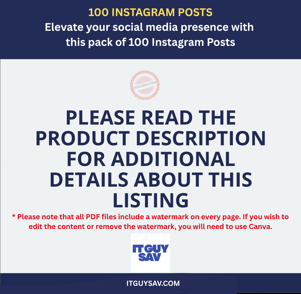 100 Instagram Posts - Image 4