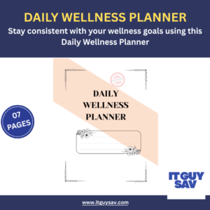 Daily Wellness Planner