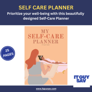 My Self Care Planner