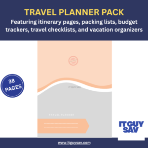 Travel Planner Pack