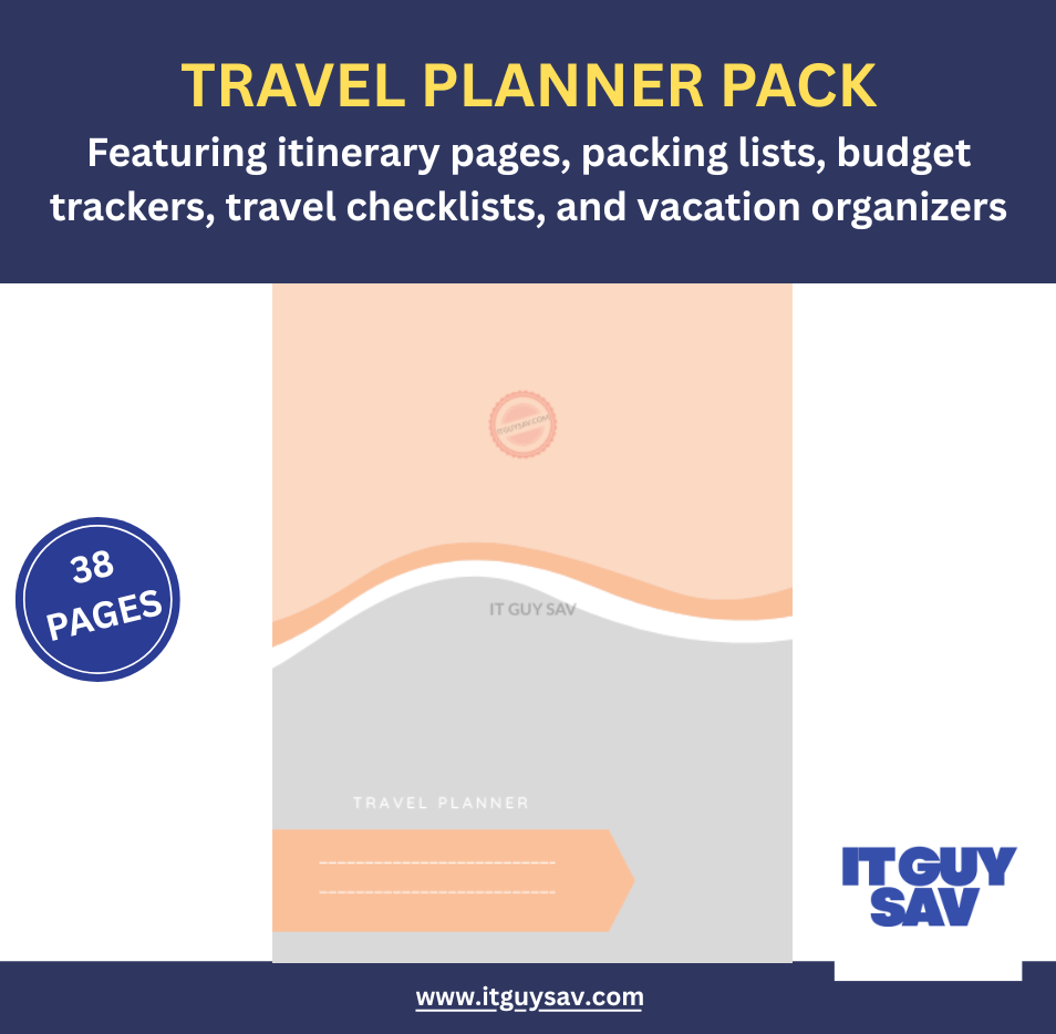 Travel Planner Pack