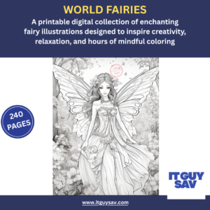 World Fairies 240 Coloring Pages
